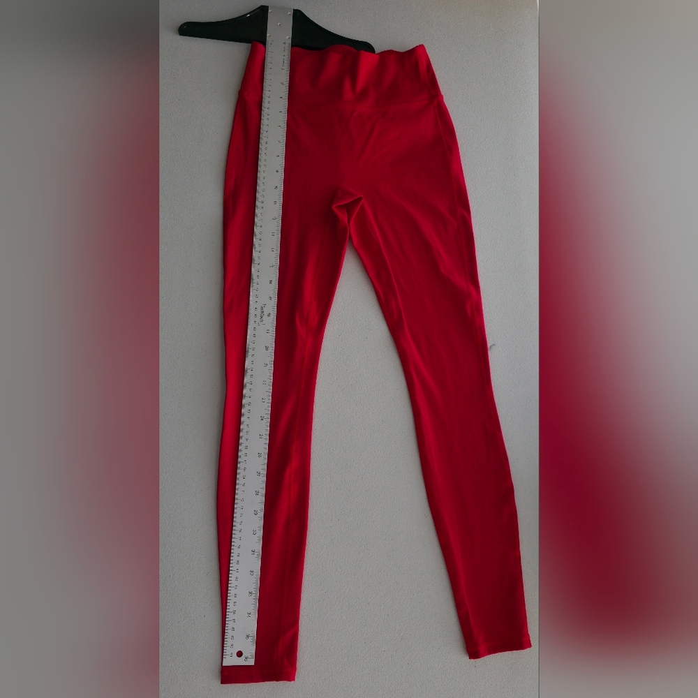 Fabletics Motion365 High Waisted Sculpting Breathable Compression Leggings Red - Picture 8 of 11